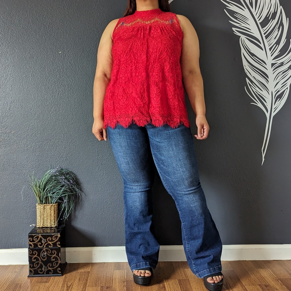 Luna Rae Red Top - Picture 4 of 8